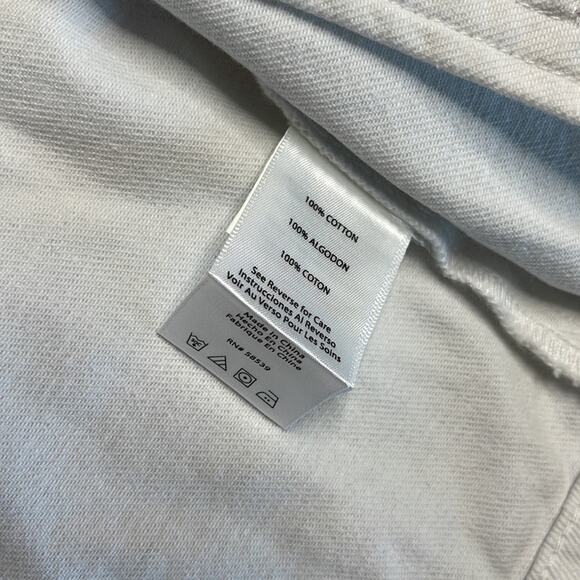 NWT SEE THRU SOUL White Button Front Denim Jean Jacket Women’s - Picture 3 of 8